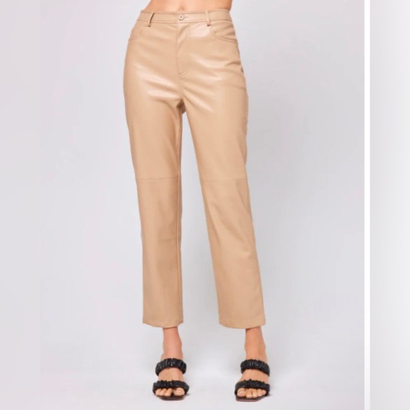 l*space Pants - L Space Quincey Vegan Leather Pant